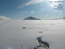 Luční bouda, pramen Bílého Labe