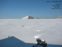 Luční bouda, pramen Bílého Labe