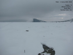 Luční bouda, pramen Bílého Labe