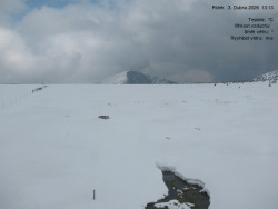 Luční bouda, pramen Bílého Labe