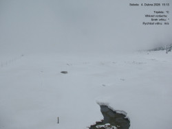 Luční bouda, pramen Bílého Labe