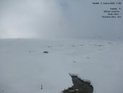 Luční bouda, pramen Bílého Labe