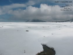 Luční bouda, pramen Bílého Labe