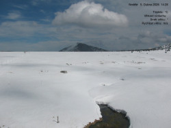 Luční bouda, pramen Bílého Labe