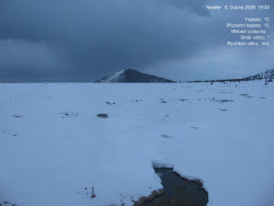 Luční bouda, pramen Bílého Labe