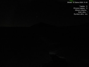 Luční bouda - Luční bouda, pramen Bílého Labe - 8.4.2026 v 01:45 Luční bouda - Luční bouda, pramen Bílého Labe - 8.4.2026 v 01:45