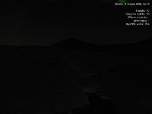 Luční bouda - Luční bouda, pramen Bílého Labe - 8.4.2026 v 04:15 Luční bouda - Luční bouda, pramen Bílého Labe - 8.4.2026 v 04:15