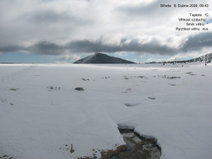 Luční bouda - Luční bouda, pramen Bílého Labe - 8.4.2026 v 09:45 Luční bouda - Luční bouda, pramen Bílého Labe - 8.4.2026 v 09:45
