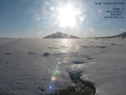 Luční bouda, pramen Bílého Labe