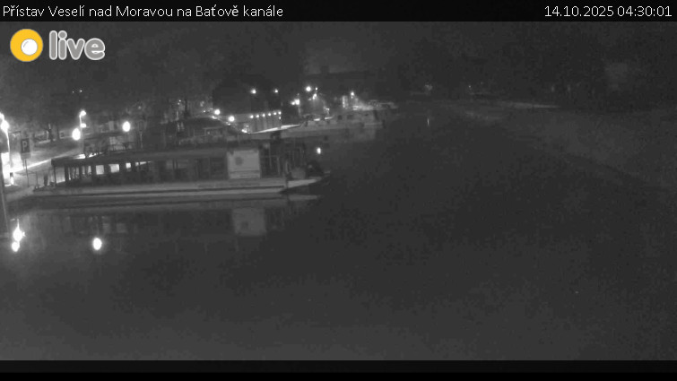 Baťův kanál - Přístav Veselí nad Moravou na Baťově kanále - 14.10.2025 v 04:30 Baťův kanál - Přístav Veselí nad Moravou na Baťově kanále - 14.10.2025 v 04:30
