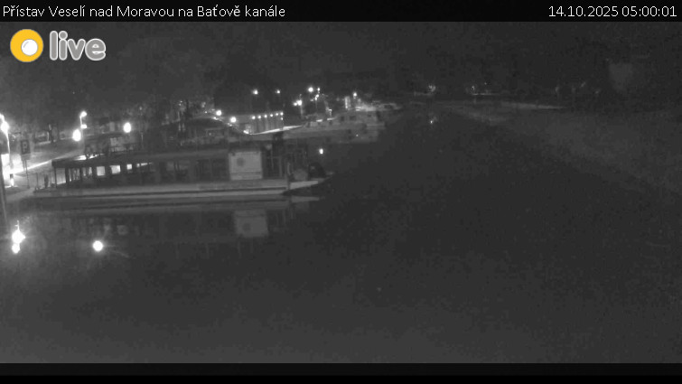 Baťův kanál - Přístav Veselí nad Moravou na Baťově kanále - 14.10.2025 v 05:00 Baťův kanál - Přístav Veselí nad Moravou na Baťově kanále - 14.10.2025 v 05:00