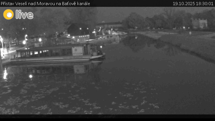 Baťův kanál - Přístav Veselí nad Moravou na Baťově kanále - 19.10.2025 v 18:30 Baťův kanál - Přístav Veselí nad Moravou na Baťově kanále - 19.10.2025 v 18:30