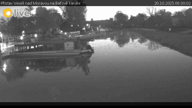Baťův kanál - Přístav Veselí nad Moravou na Baťově kanále - 20.10.2025 v 06:30 Baťův kanál - Přístav Veselí nad Moravou na Baťově kanále - 20.10.2025 v 06:30