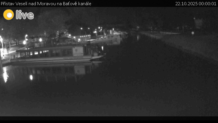Baťův kanál - Přístav Veselí nad Moravou na Baťově kanále - 22.10.2025 v 00:00 Baťův kanál - Přístav Veselí nad Moravou na Baťově kanále - 22.10.2025 v 00:00