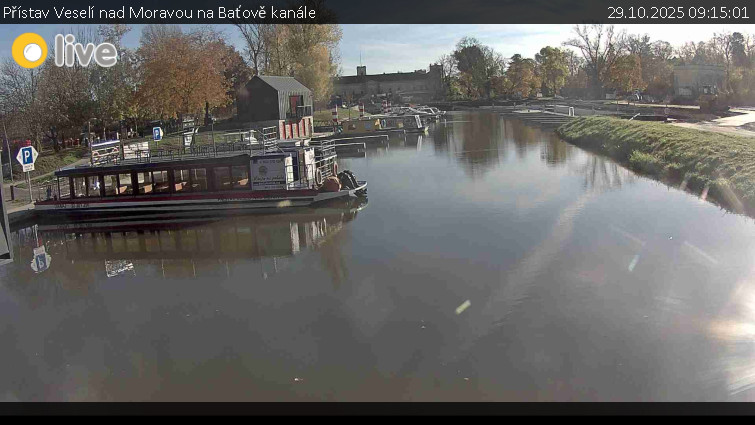 Baťův kanál - Přístav Veselí nad Moravou na Baťově kanále - 29.10.2025 v 09:15 Baťův kanál - Přístav Veselí nad Moravou na Baťově kanále - 29.10.2025 v 09:15