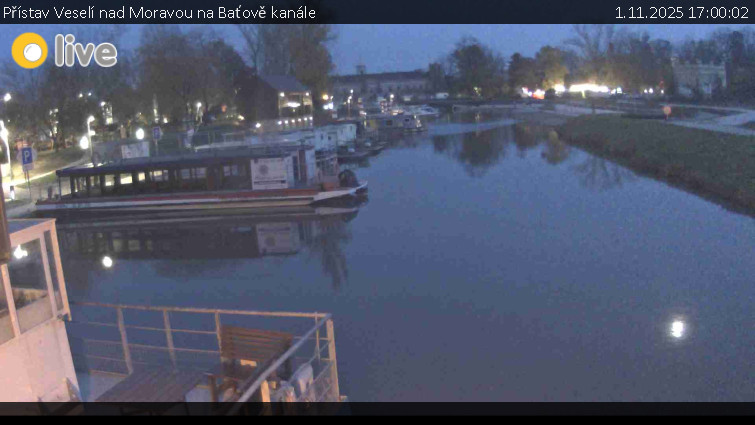 Baťův kanál - Přístav Veselí nad Moravou na Baťově kanále - 1.11.2025 v 17:00 Baťův kanál - Přístav Veselí nad Moravou na Baťově kanále - 1.11.2025 v 17:00