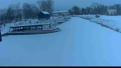 Přístav Veselí nad Moravou na Baťově kanále