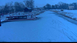 Přístav Veselí nad Moravou na Baťově kanále