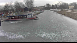 Přístav Veselí nad Moravou na Baťově kanále