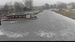 Přístav Veselí nad Moravou na Baťově kanále