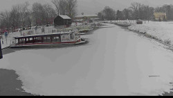 Přístav Veselí nad Moravou na Baťově kanále