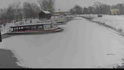 Přístav Veselí nad Moravou na Baťově kanále