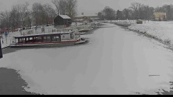 Přístav Veselí nad Moravou na Baťově kanále