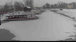 Přístav Veselí nad Moravou na Baťově kanále