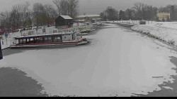 Přístav Veselí nad Moravou na Baťově kanále