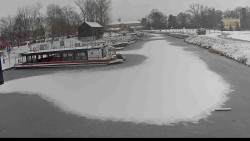 Přístav Veselí nad Moravou na Baťově kanále