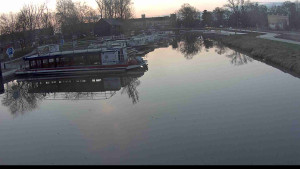 Baťův kanál - Přístav Veselí nad Moravou na Baťově kanále - 23.3.2026 v 05:45 Baťův kanál - Přístav Veselí nad Moravou na Baťově kanále - 23.3.2026 v 05:45