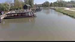 Přístav Veselí nad Moravou na Baťově kanále