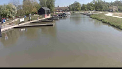 Přístav Veselí nad Moravou na Baťově kanále