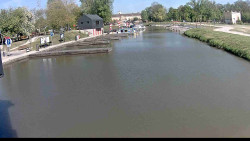 Přístav Veselí nad Moravou na Baťově kanále