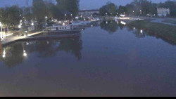 Přístav Veselí nad Moravou na Baťově kanále