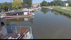 Přístav Veselí nad Moravou na Baťově kanále