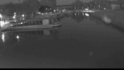 Port w Veselí nad Moravou nad Kanałem Baty