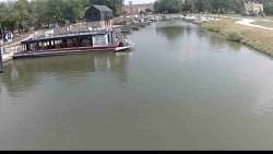 Hafen von Veselí nad Moravou am Baťa-Kanal