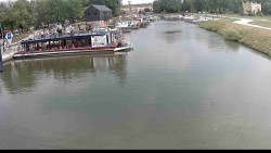 Port of Veselí nad Moravou on the Baťa Canal