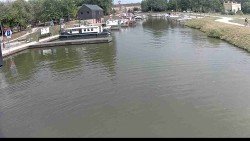 Port of Veselí nad Moravou on the Baťa Canal
