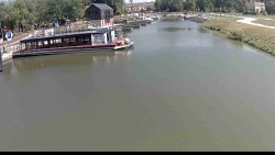 Hafen von Veselí nad Moravou am Baťa-Kanal
