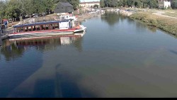Port w Veselí nad Moravou nad Kanałem Baty