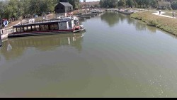 Port w Veselí nad Moravou nad Kanałem Baty