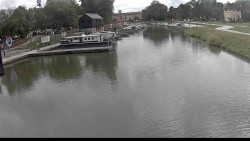 Hafen von Veselí nad Moravou am Baťa-Kanal
