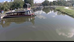 Port of Veselí nad Moravou on the Baťa Canal