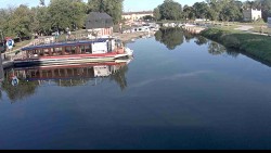Port of Veselí nad Moravou on the Baťa Canal