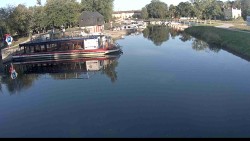 Hafen von Veselí nad Moravou am Baťa-Kanal