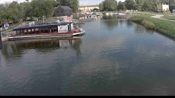 Hafen von Veselí nad Moravou am Baťa-Kanal