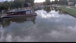 Hafen von Veselí nad Moravou am Baťa-Kanal