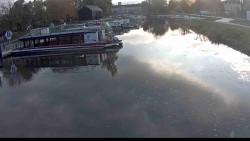 Hafen von Veselí nad Moravou am Baťa-Kanal